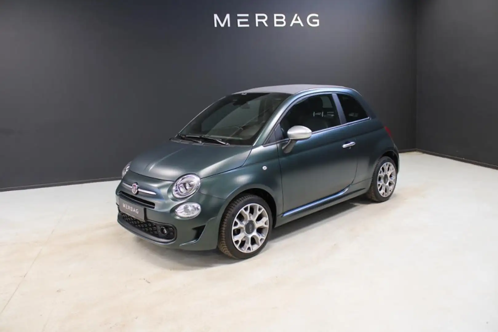 Fiat 500C 500 C *Cabrio Rockstar MATT SPORT PAKET Navi Grün - 1