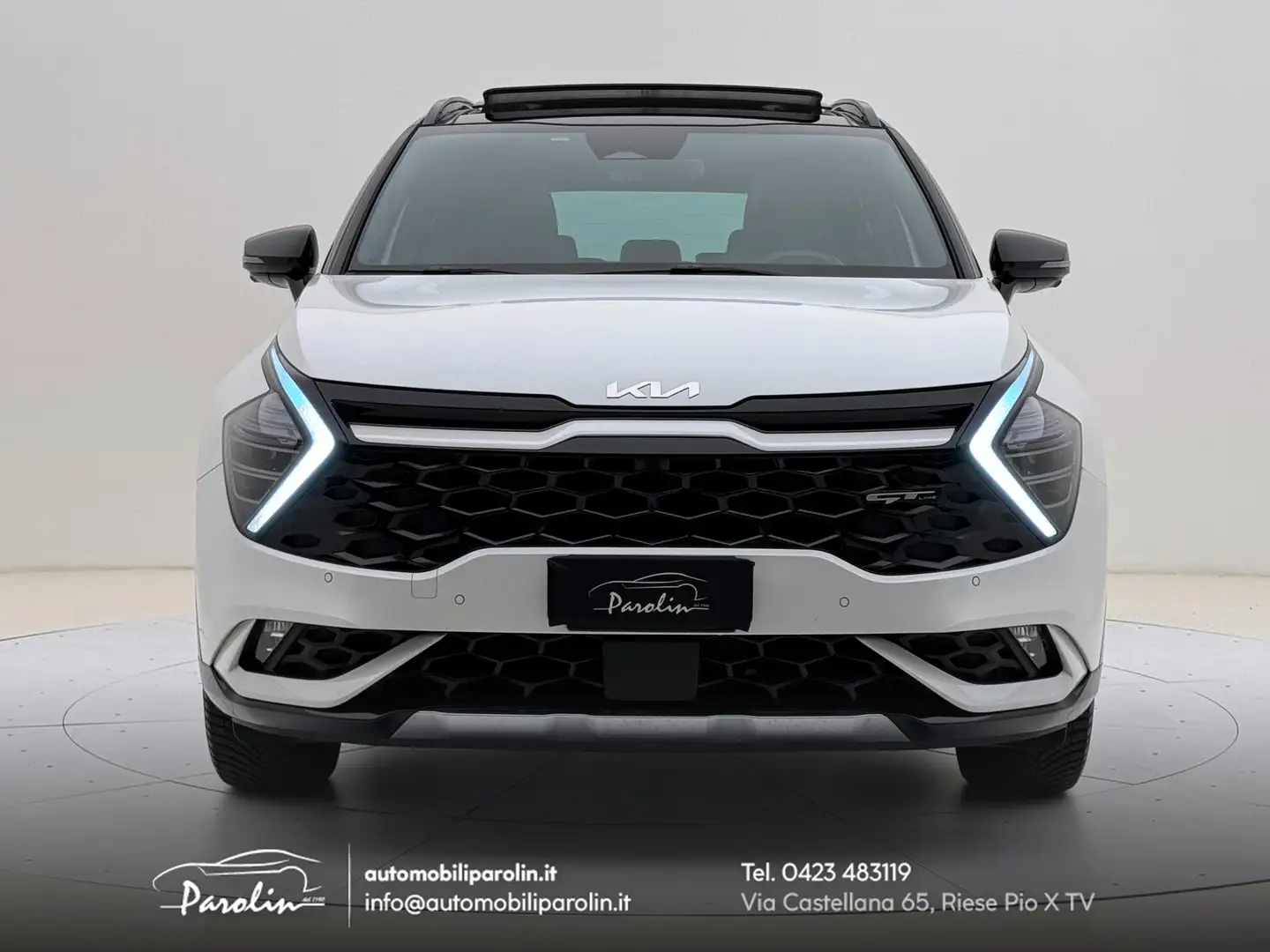 Kia Sportage 1.6 crdi GT-line Plus awd dct Tetto-Gancio traino Bianco - 2