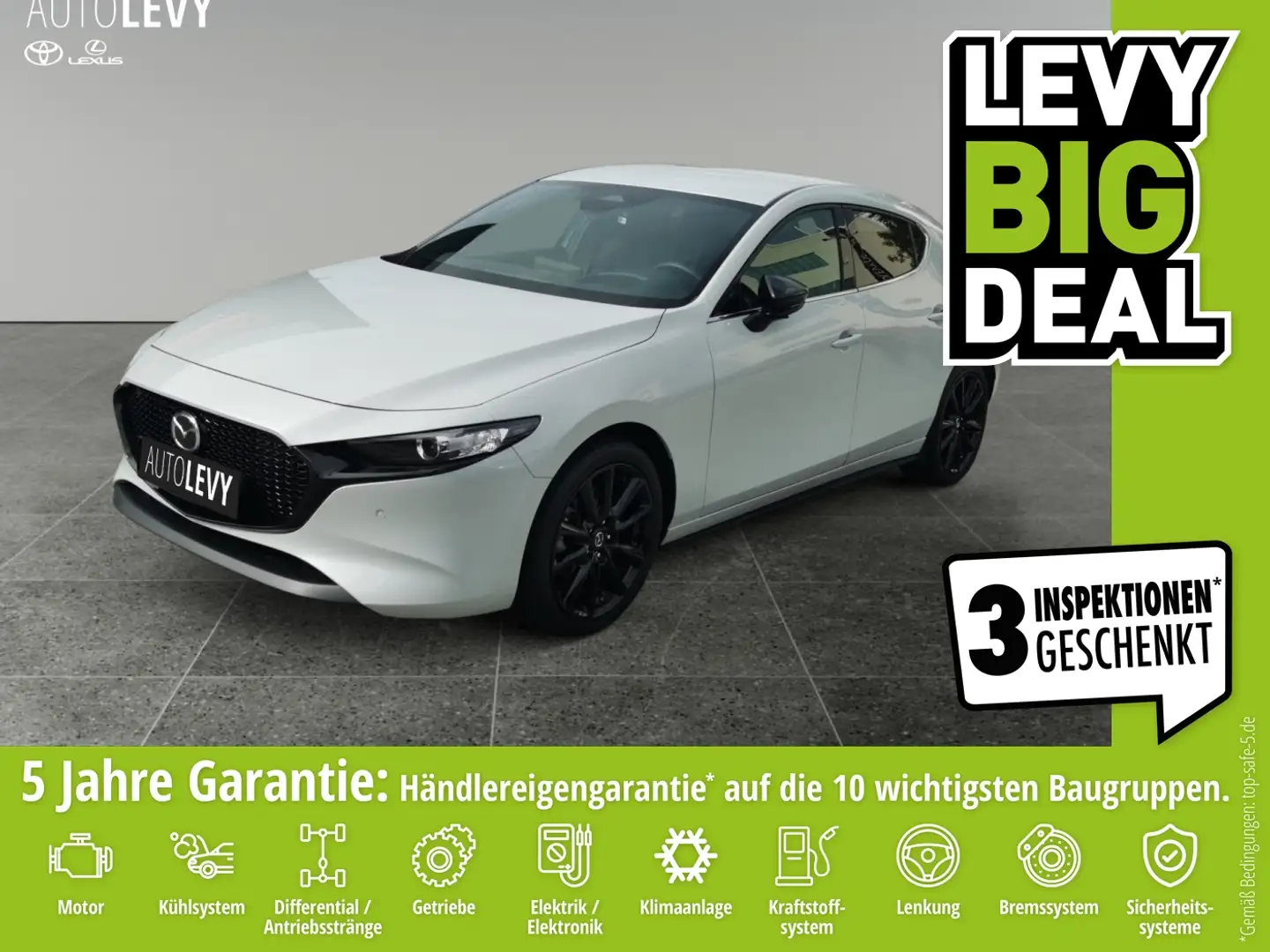 Mazda 3 Homura 2.0 Automatik HeadUp*Carplay*Kamera*ACC Grijs - 1