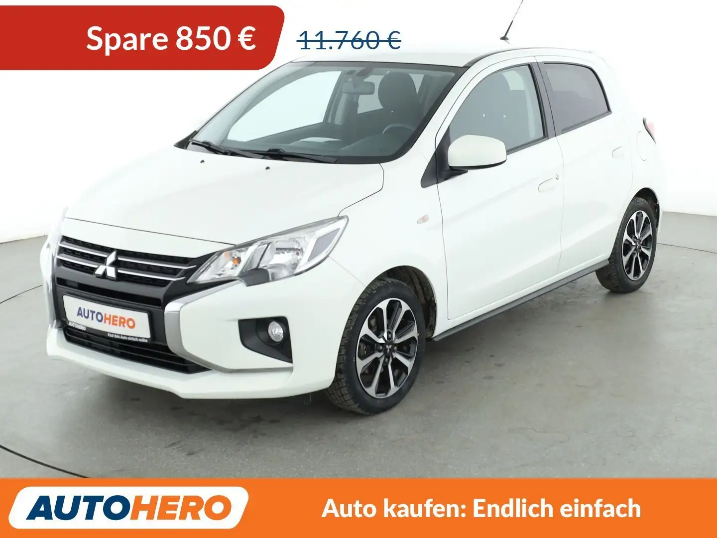Mitsubishi Space Star 1.2 Spirit+*NAVI*SHZ*KLIMA*TEMPO*GARANTIE* Weiß - 1