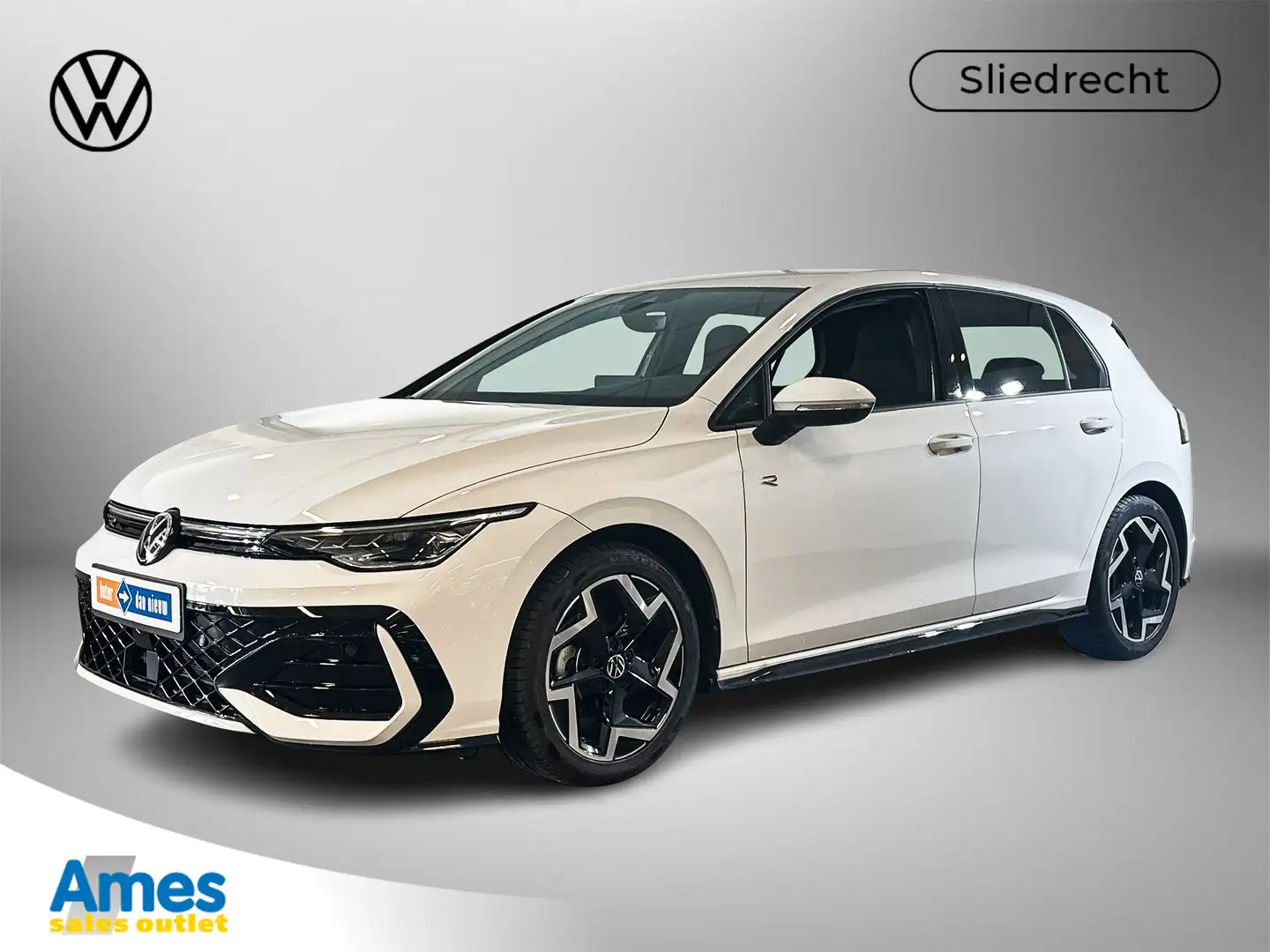 Volkswagen Golf 1.5 eTSI 150pk DSG R-Line | Dodehoeksensoren | Sto Blanc - 1