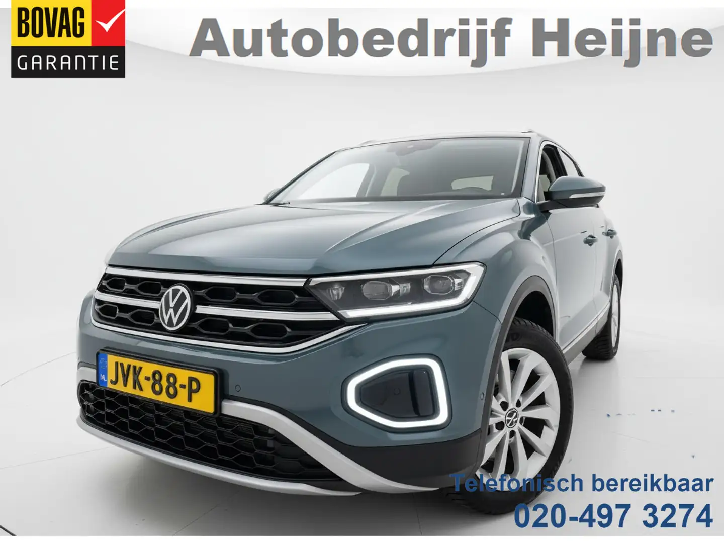 Volkswagen T-Roc 1.5 TSI 150PK DSG STYLE CAMERA/NAVI/ALALCANTARA Bleu - 1