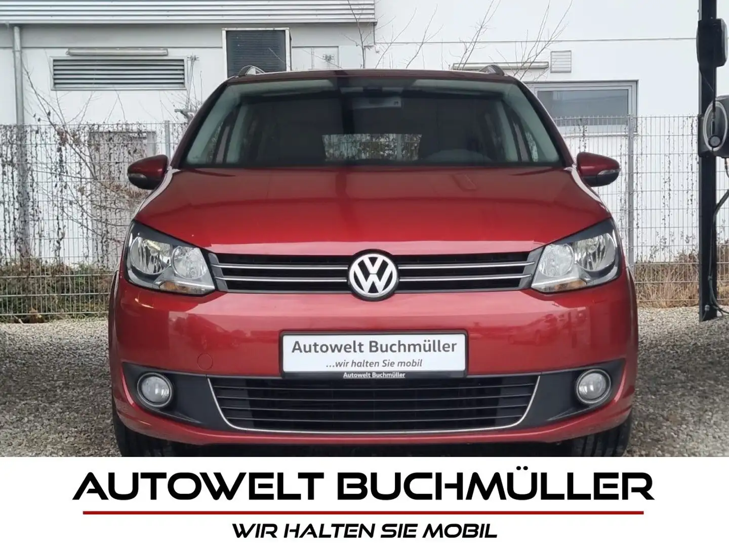 Volkswagen Touran 1.2 TSI,7-SITZER,SHZ,STEUERKETTE ERNEURT Rouge - 1