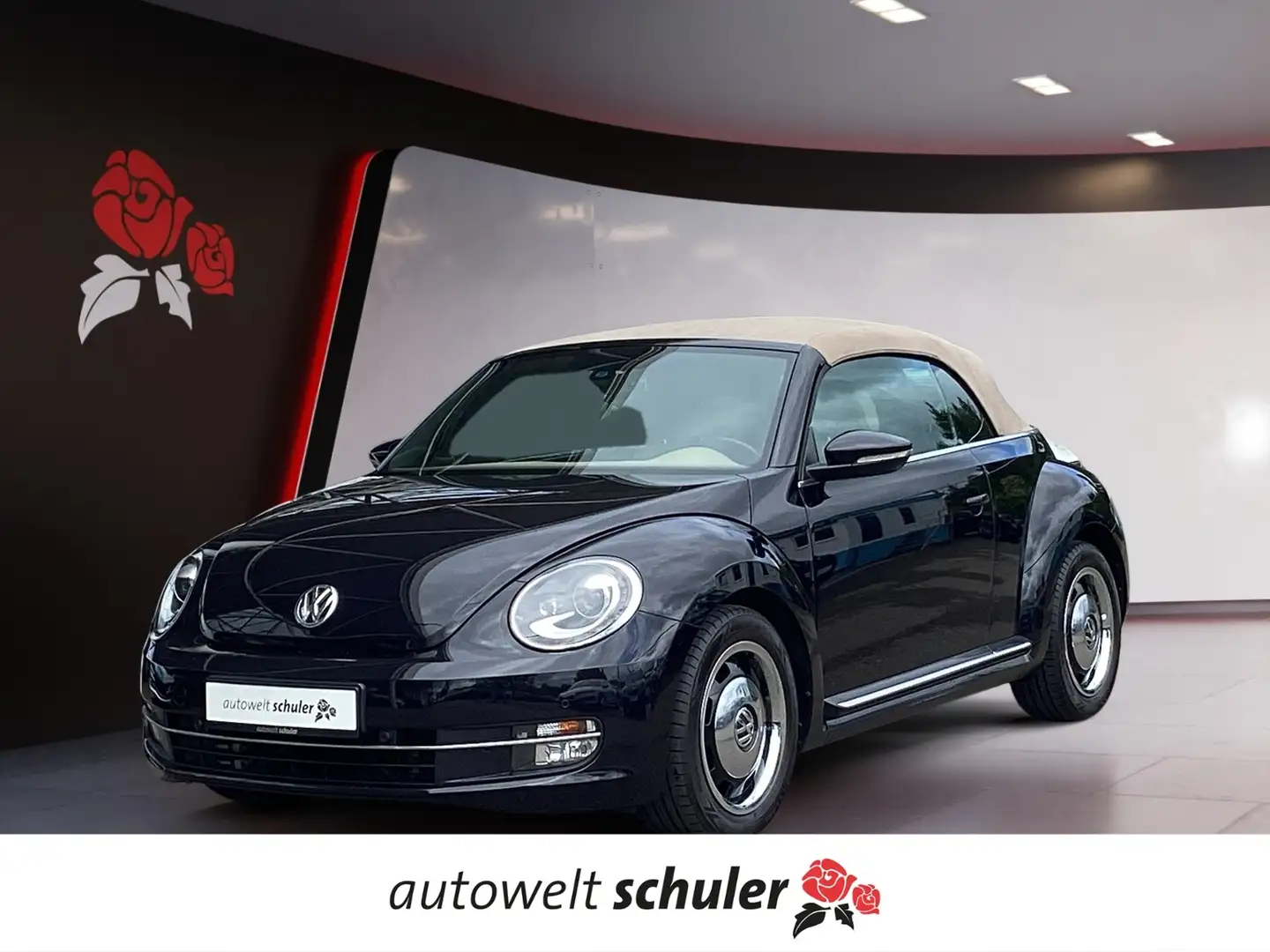 Volkswagen Beetle Cabrio 1.4 TSI DSG Design Xenon Navi Чорний - 1