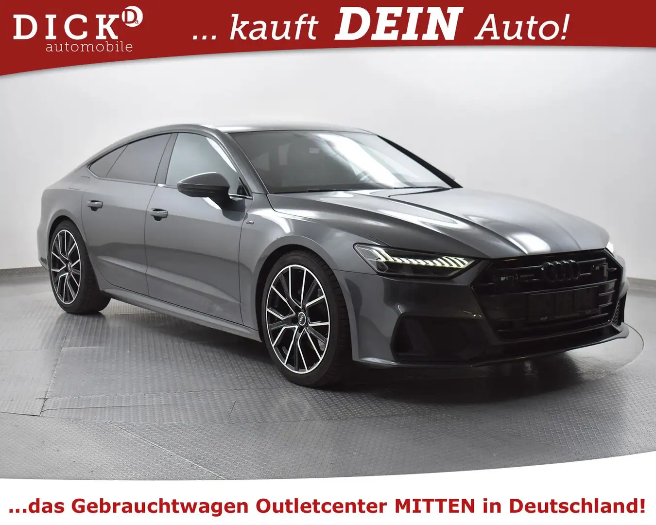 Audi A7 Sportb 50d QUATT 2X S LINE+MATRIX+B&O+VIRTU+ Grau - 1
