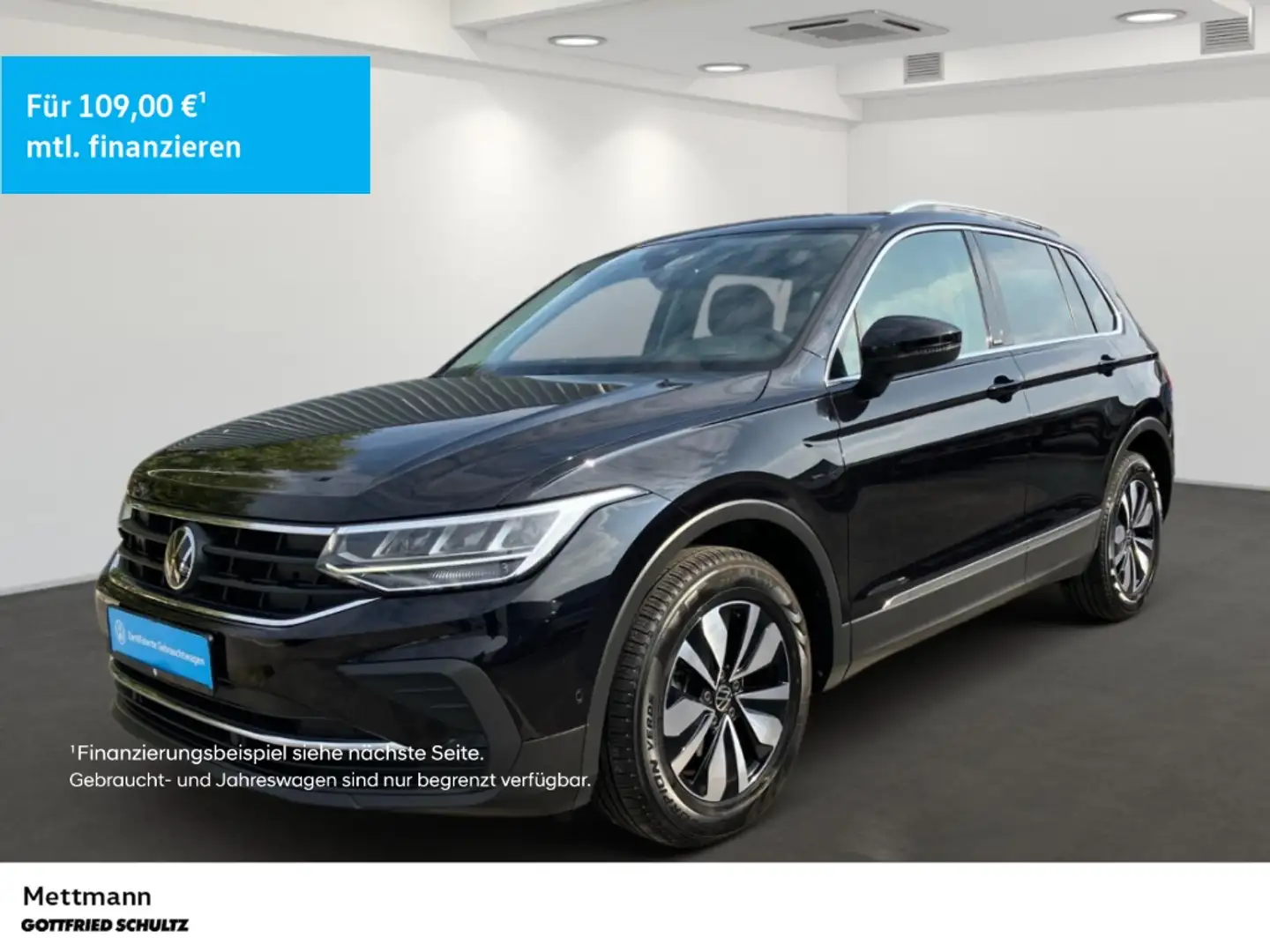 Volkswagen Tiguan 1.5 TSI Move DSG LED NAVI AHK SHZ PDC LM ZV Zwart - 1