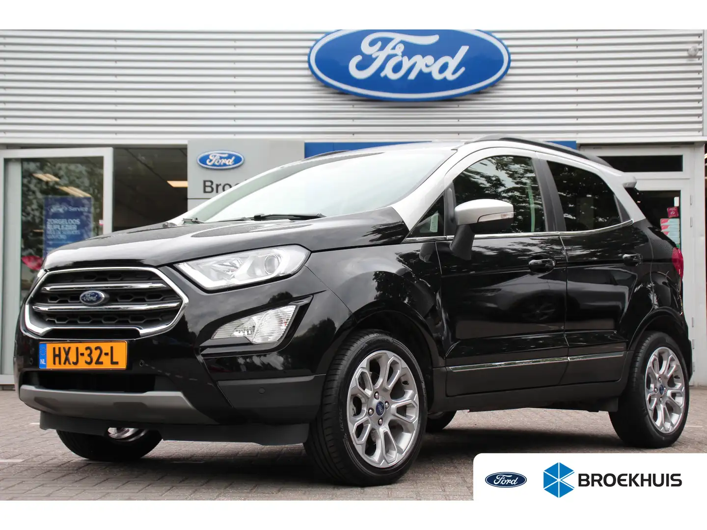 Ford EcoSport 1.0EB BI-TONE | LEDER | DEALER OH! | WINTERPACK | Noir - 1