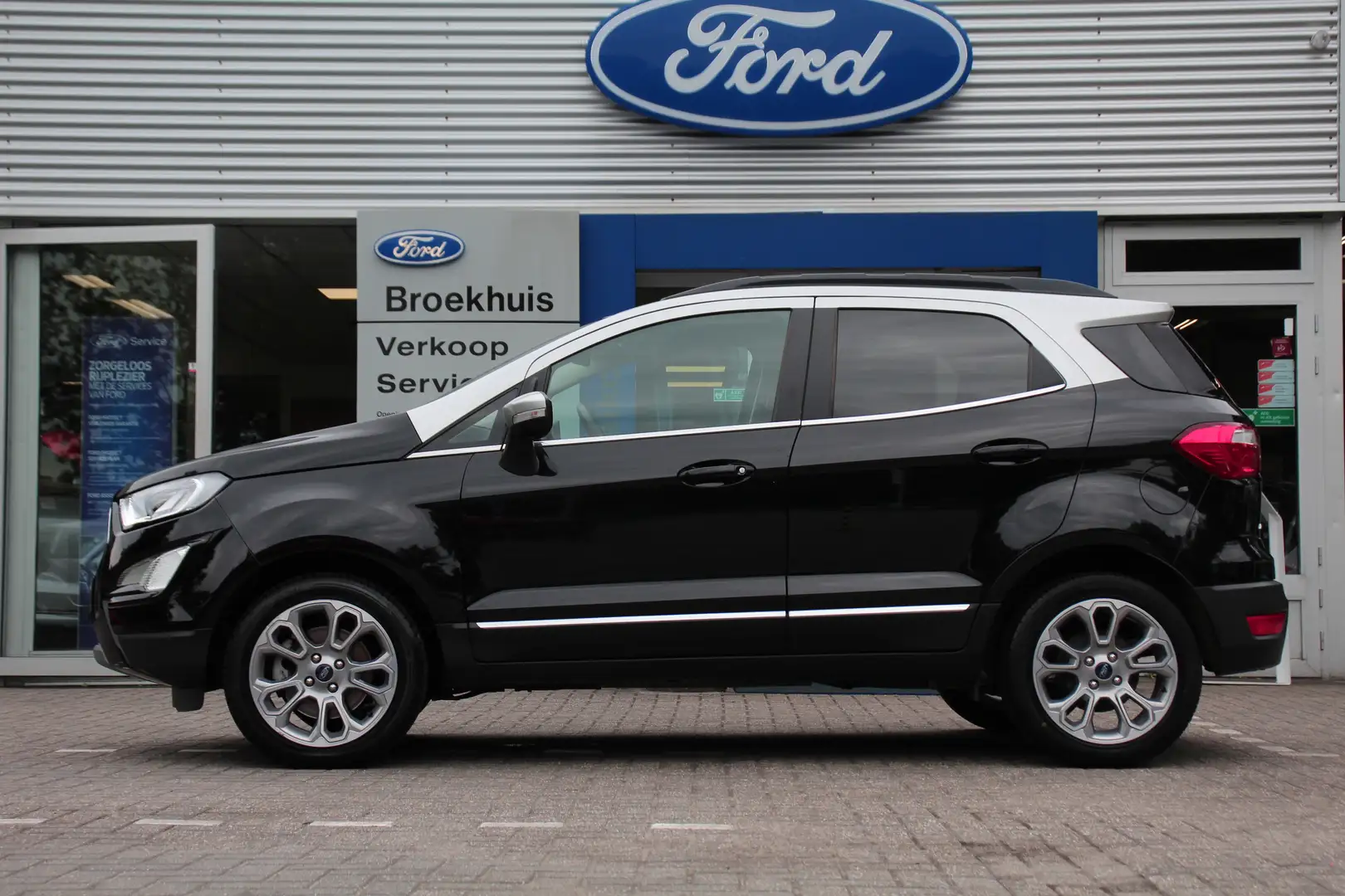 Ford EcoSport 1.0EB BI-TONE | LEDER | DEALER OH! | WINTERPACK | Noir - 2