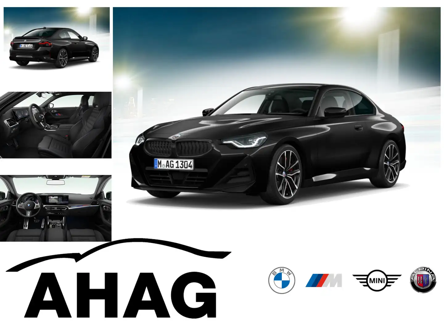 BMW 220 i Steptronic Coupe M Sportpaket Innovationsp. Schwarz - 1