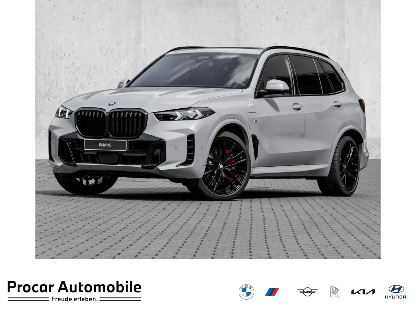 BMW X5 xDrive50e M Sport Pro PANO LM22 SHZ AHK Gris - 1