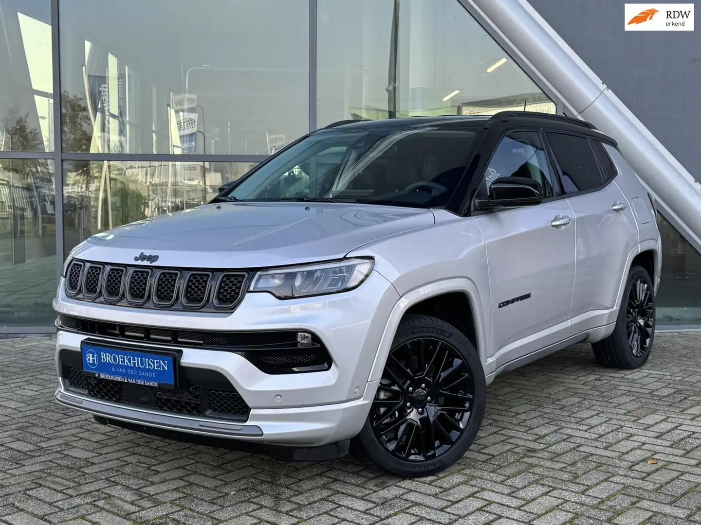 Jeep Compass 4xe 240pk Plug-in Hybrid Electric S Camera / Leder Argent - 1