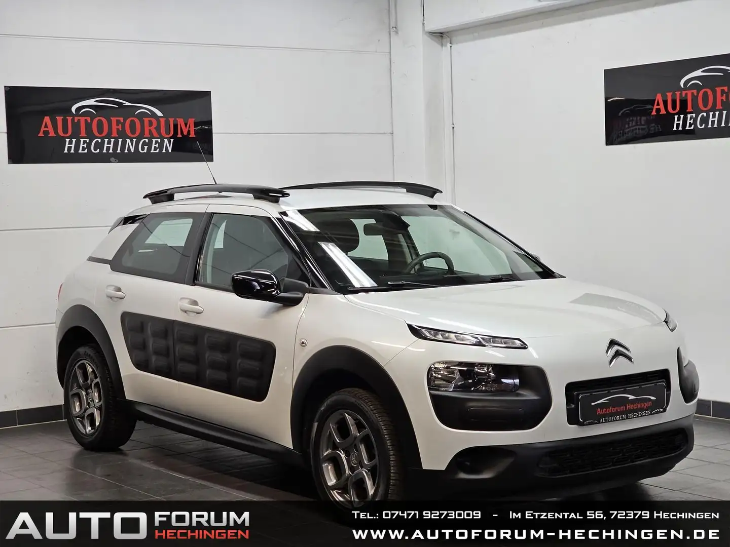 Citroen C4 Cactus 1.6 Blue-HDi Feel Klima AHK Rückf.Kam.Euro6 Weiß - 1