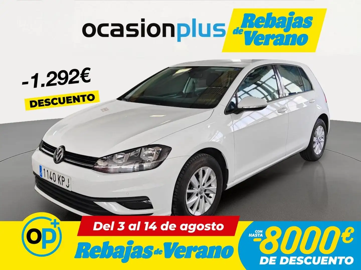 Volkswagen Golf 1.6TDI Ready2GO 85kW Blanco - 1