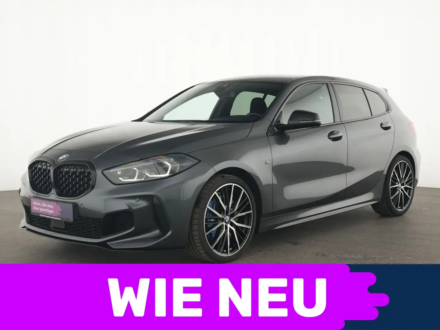 BMW 135 Mi xDrive ACC|Performance M|Harman-Kardon Gris - 1