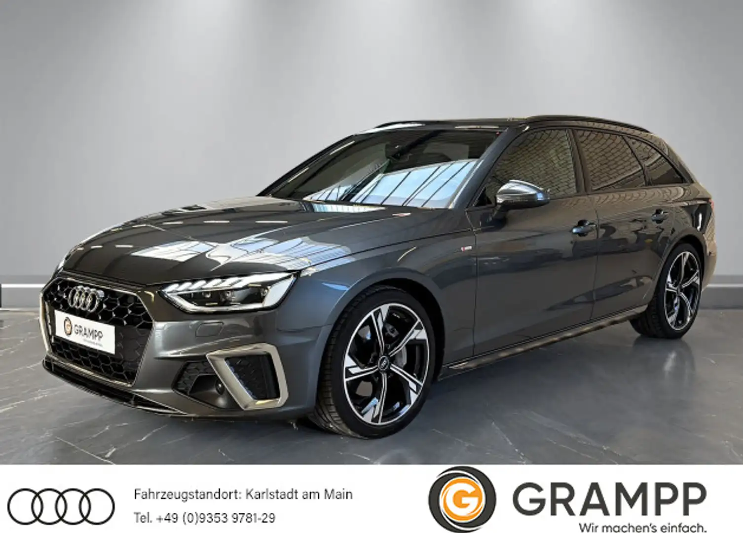 Audi A4 S line 40 TFSI quattro S-tronic +MATRIX Grau - 1