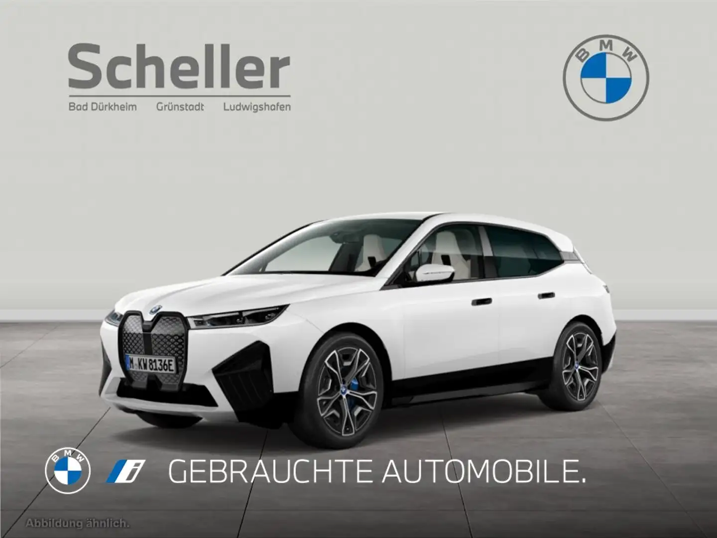 BMW iX xDrive40 Sportpaket HK HiFi DAB Komfortzg. Blanc - 1