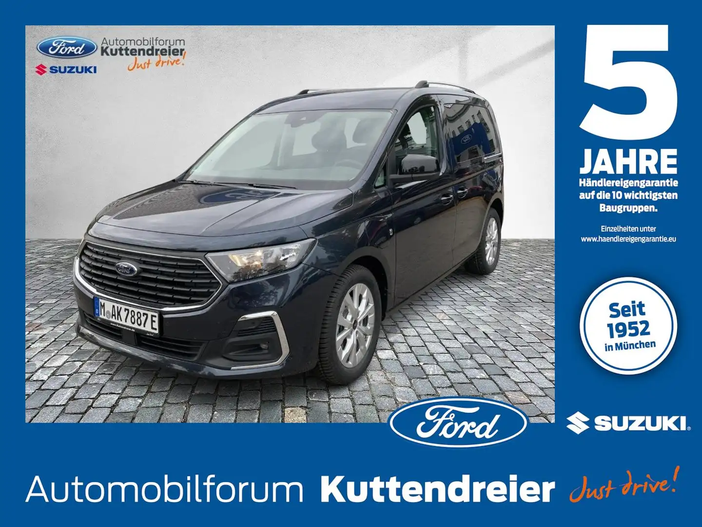 Ford Tourneo Connect 1.5 EcoBoost PHEV IACC*NAVI*SHZ Blau - 1