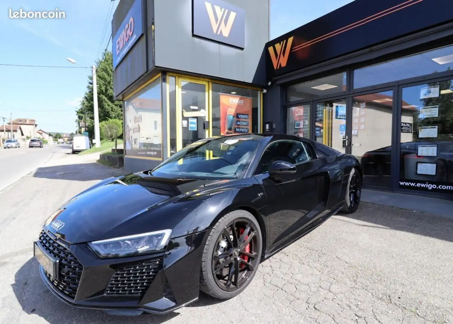 Audi R8 COUPE 5.2 FSI 540 CH RWD S-TRONIC BVA %2BTVA RECUP Noir - 1