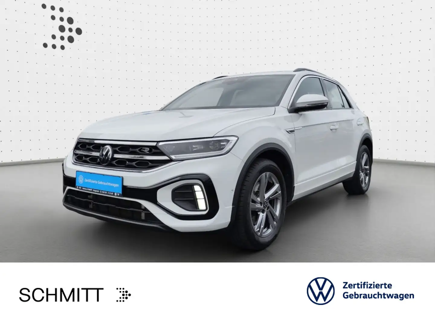 Volkswagen T-Roc R-Line 2.0 l TDI+Pano+StHz+LED+AHK+Kamera Weiß - 1