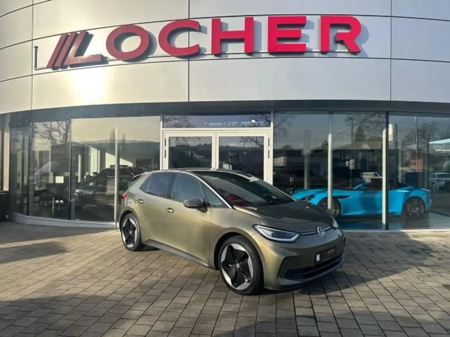 Volkswagen ID.3 Pro S 150 kW, Matrix LED,Head-Up,ACC,Navi Grün - 1