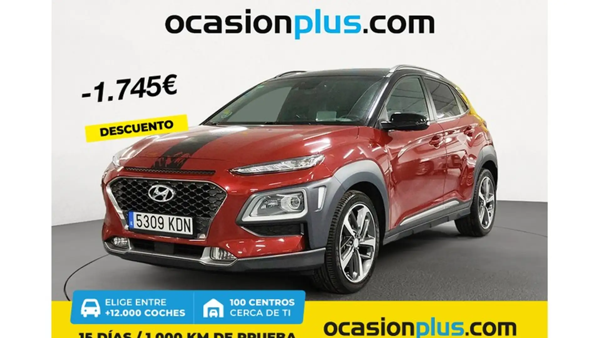 Hyundai KONA 1.6 TGDI Style 2C DT 4x4 Red - 1