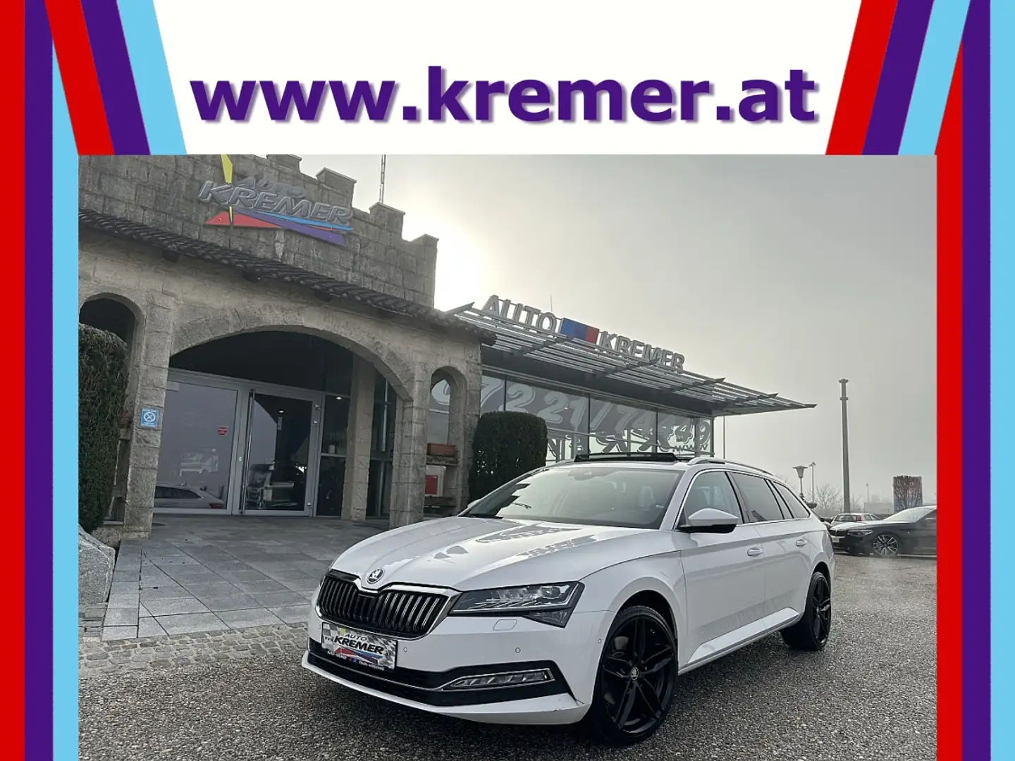 Skoda Superb Kombi 2,0 TDI Style DSG/VIRTUAL-C./ACC/RFK/SHA/... Weiß - 1
