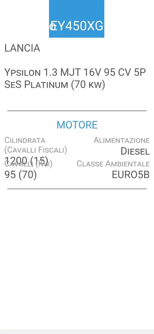 Lancia Ypsilon 1,3 Mjet PLATINUM-UNICA PROPR-4 REVISIONI Wit - 2