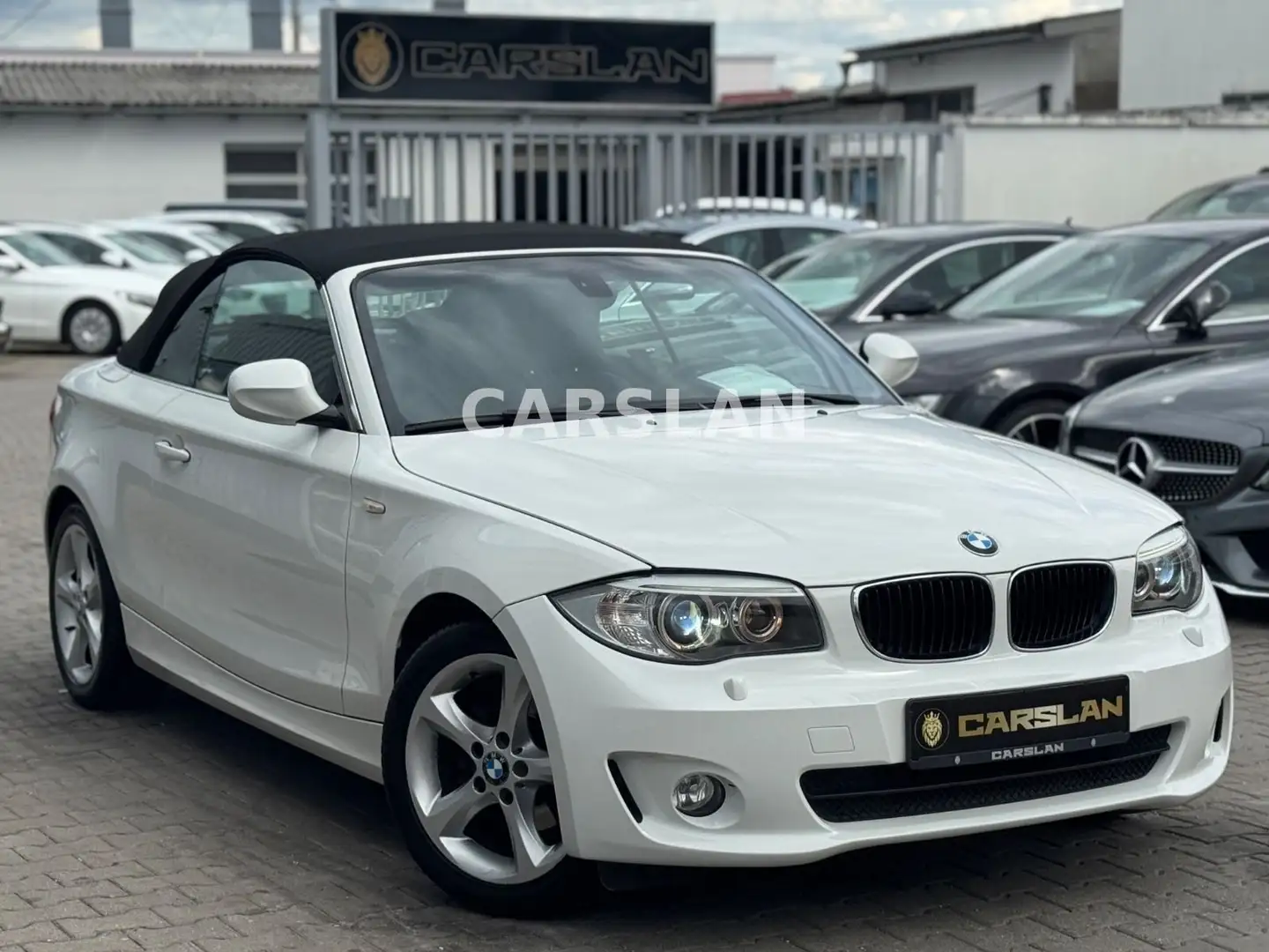 BMW 118 d Cabrio "2.HAND+T.LEDER+Bi-XENON+PDC+SHZ" Weiß - 1