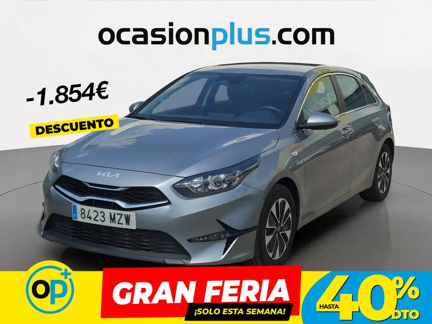 Kia Ceed / cee'd 1.0 T-GDI Drive 100 Gris - 1