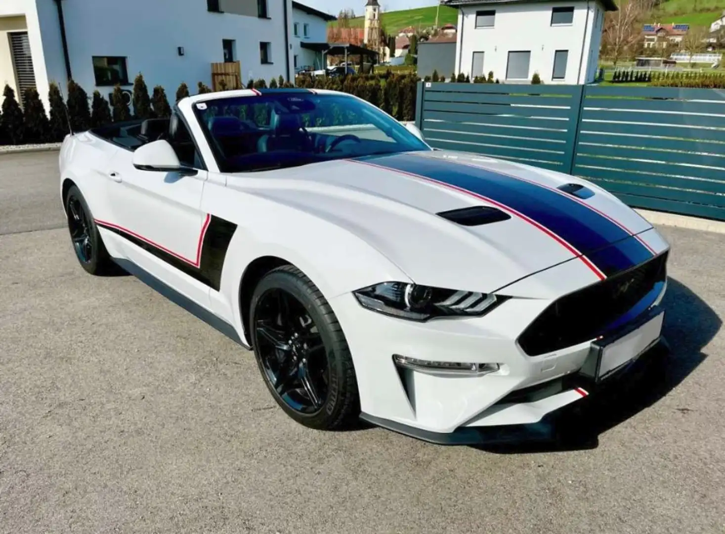 Ford Mustang Mustang 5,0 V8 GT Cabrio, Service, Garantie, KW ! Weiß - 2