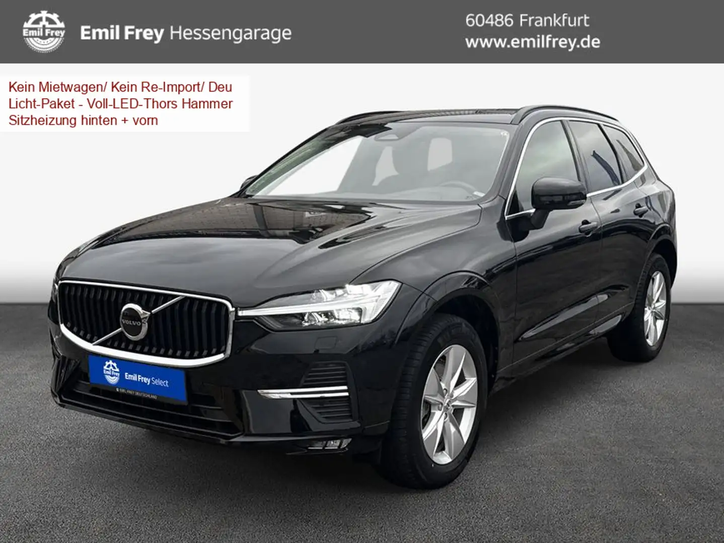 Volvo XC60 XC60 B4 Core Aut PiltAssist BLIS Voll-LED Google-N Noir - 1