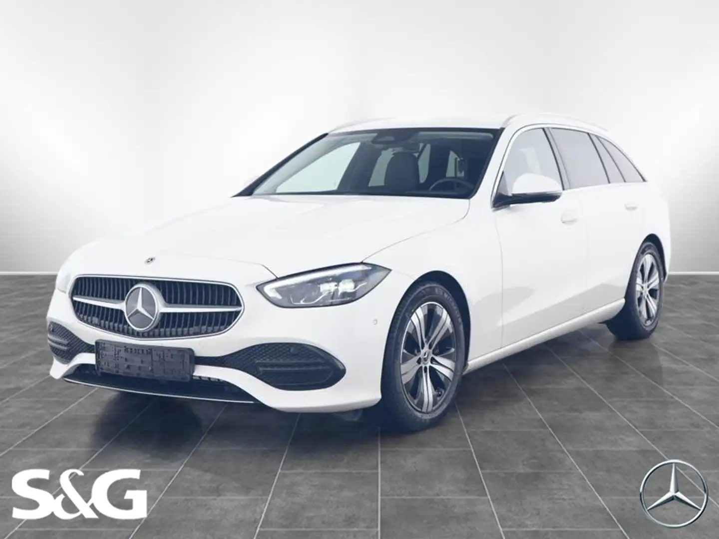 Mercedes-Benz C 180 T AvantgardeAHK+LED+TOTWINKEL+17 ZOLL Weiß - 1
