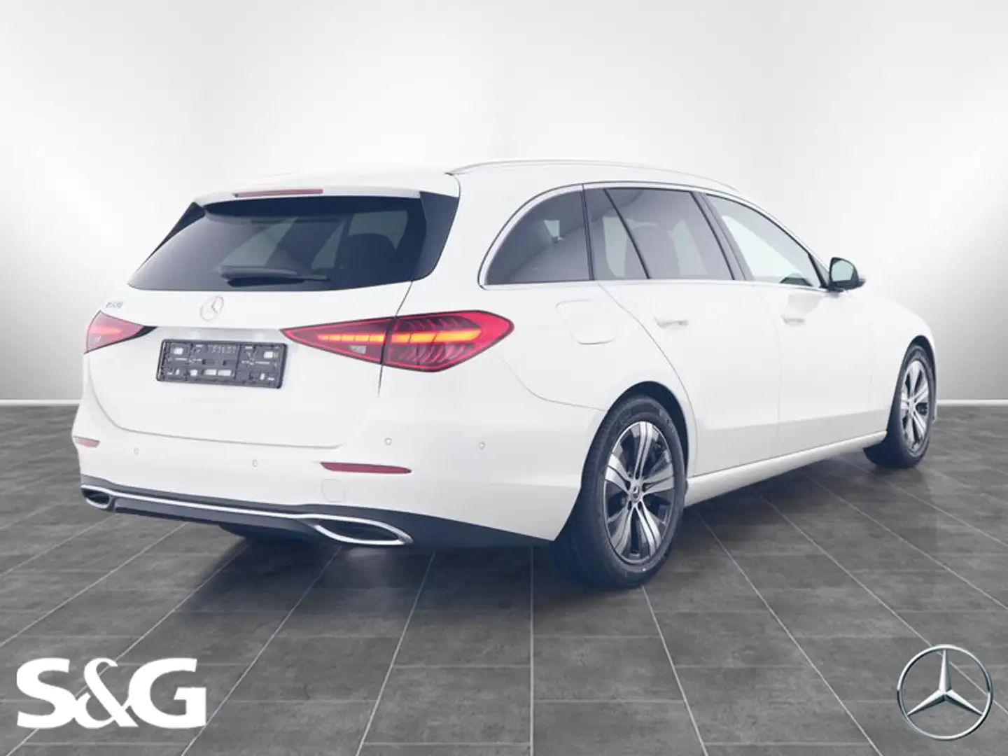 Mercedes-Benz C 180 T AvantgardeAHK+LED+TOTWINKEL+17 ZOLL Weiß - 2