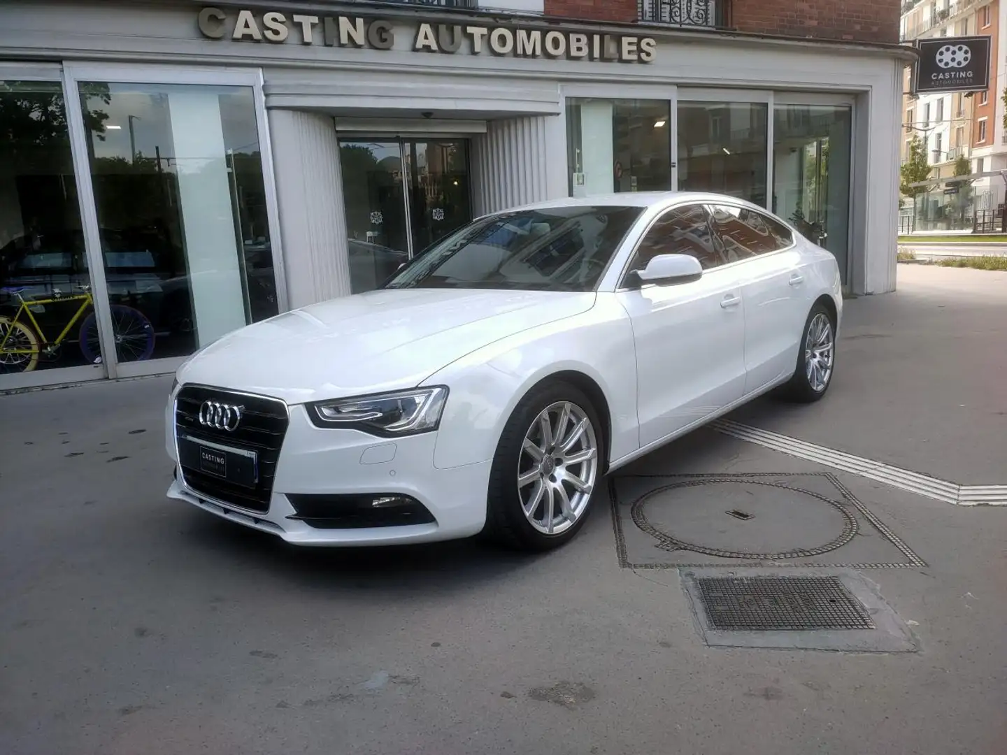Audi A5 Sportback 2.0 TDI Clean Diesel - 190 - BVA Multitronic  SPORTBACK Ambition Luxe PHASE 2 Blanc - 1