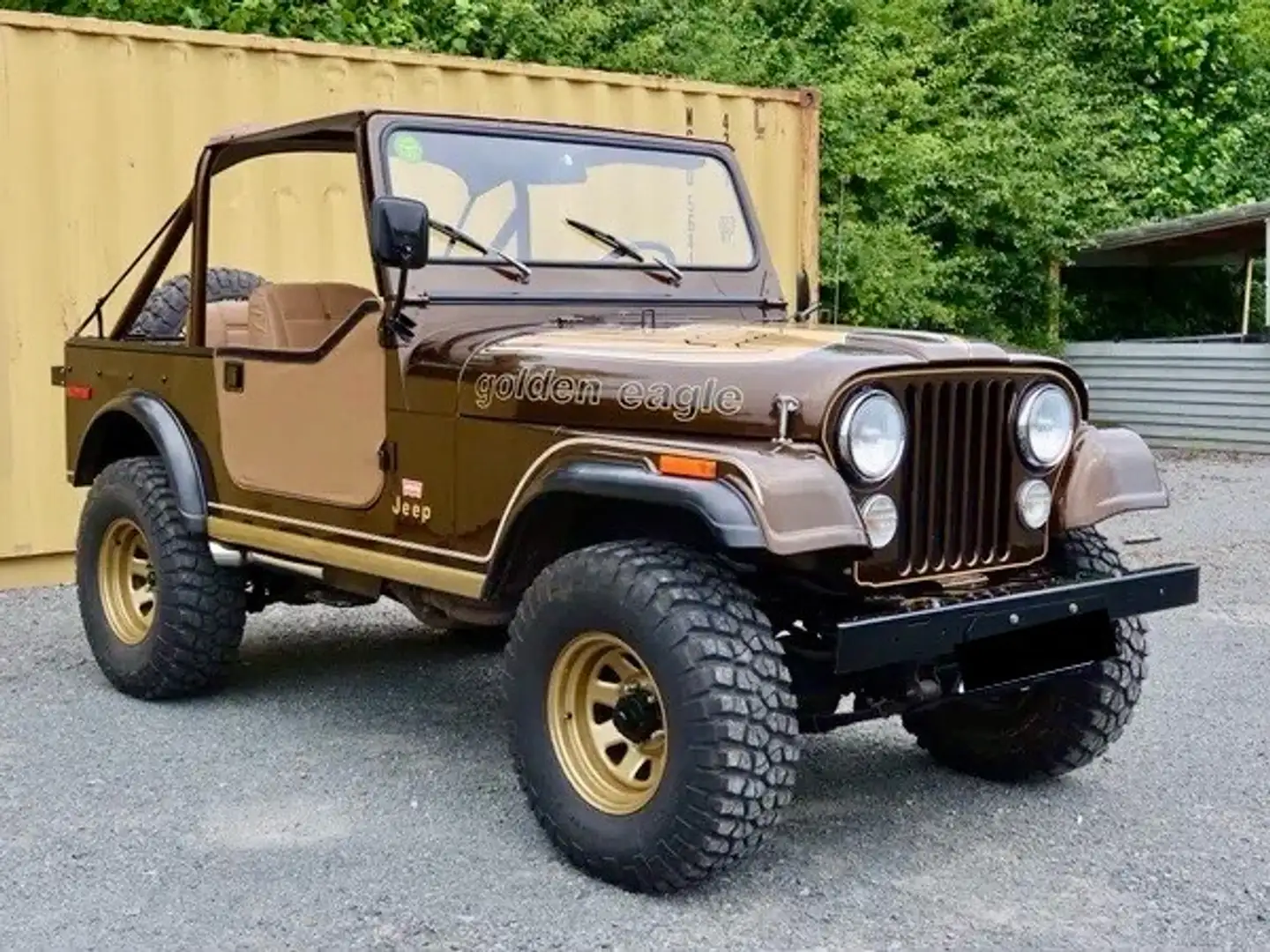 Jeep CJ-7 GOLDEN EAGLE LEVI’s V8 auto Bronce - 1