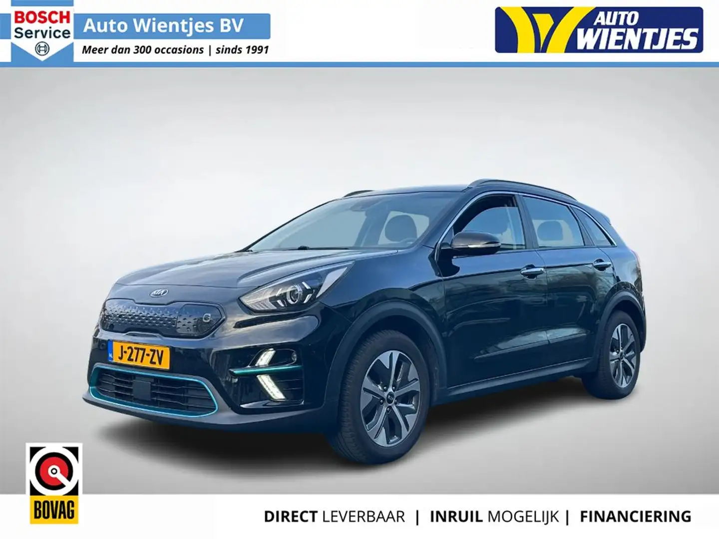 Kia e-Niro DynamicLine 64kWh 3-Fase | SOH 100% | Navi | Camer Noir - 1