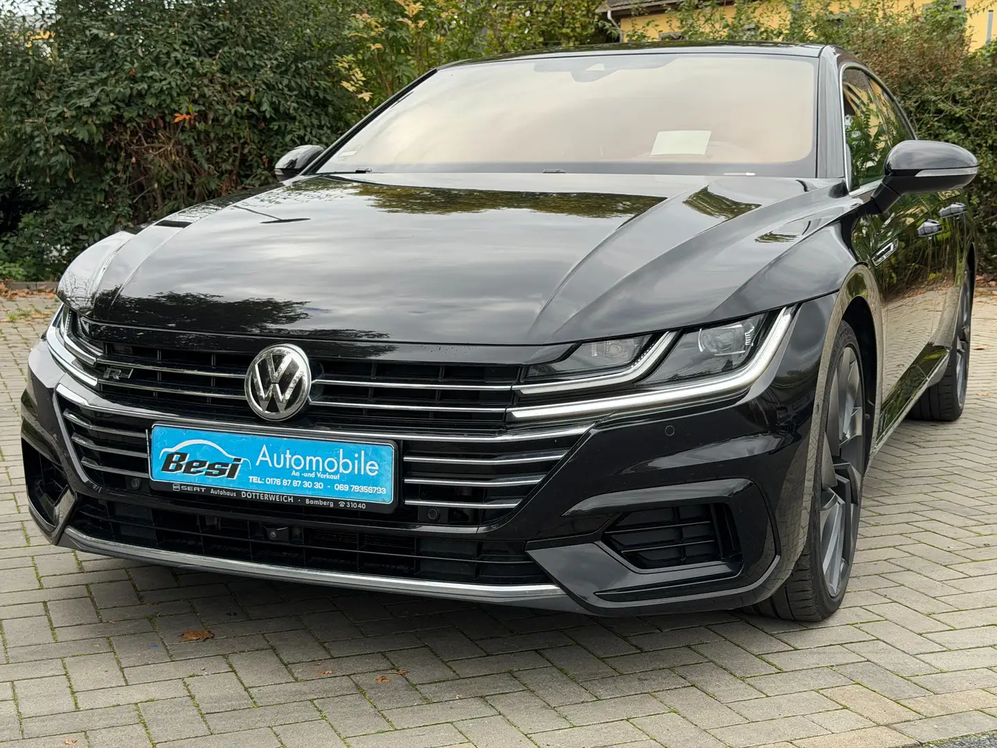 Volkswagen Arteon 2.0 TDI 3X R-Line LED ACC Head-Up Kamera VOLL Schwarz - 1