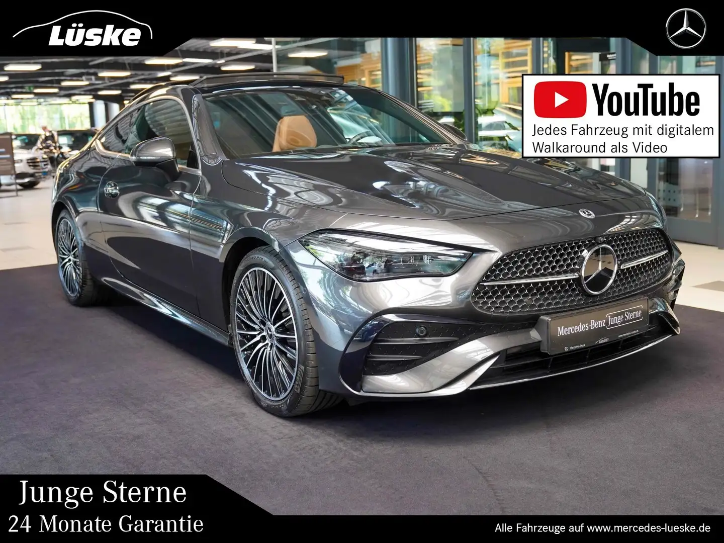 Mercedes-Benz CLE 200 CLE 200 Coupé AMG Line tonkabraun Pano Fahrassis Gris - 1