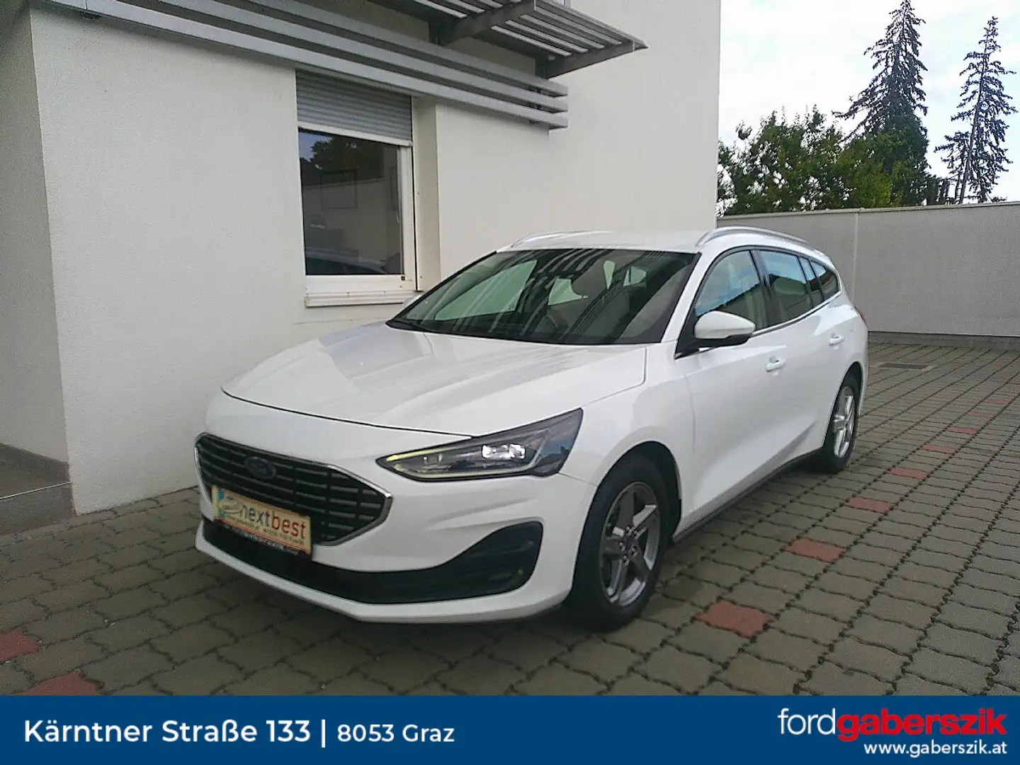 Ford Focus Turnier 1,0 EcoBoost Hybrid Titanium Aut. Weiß - 1