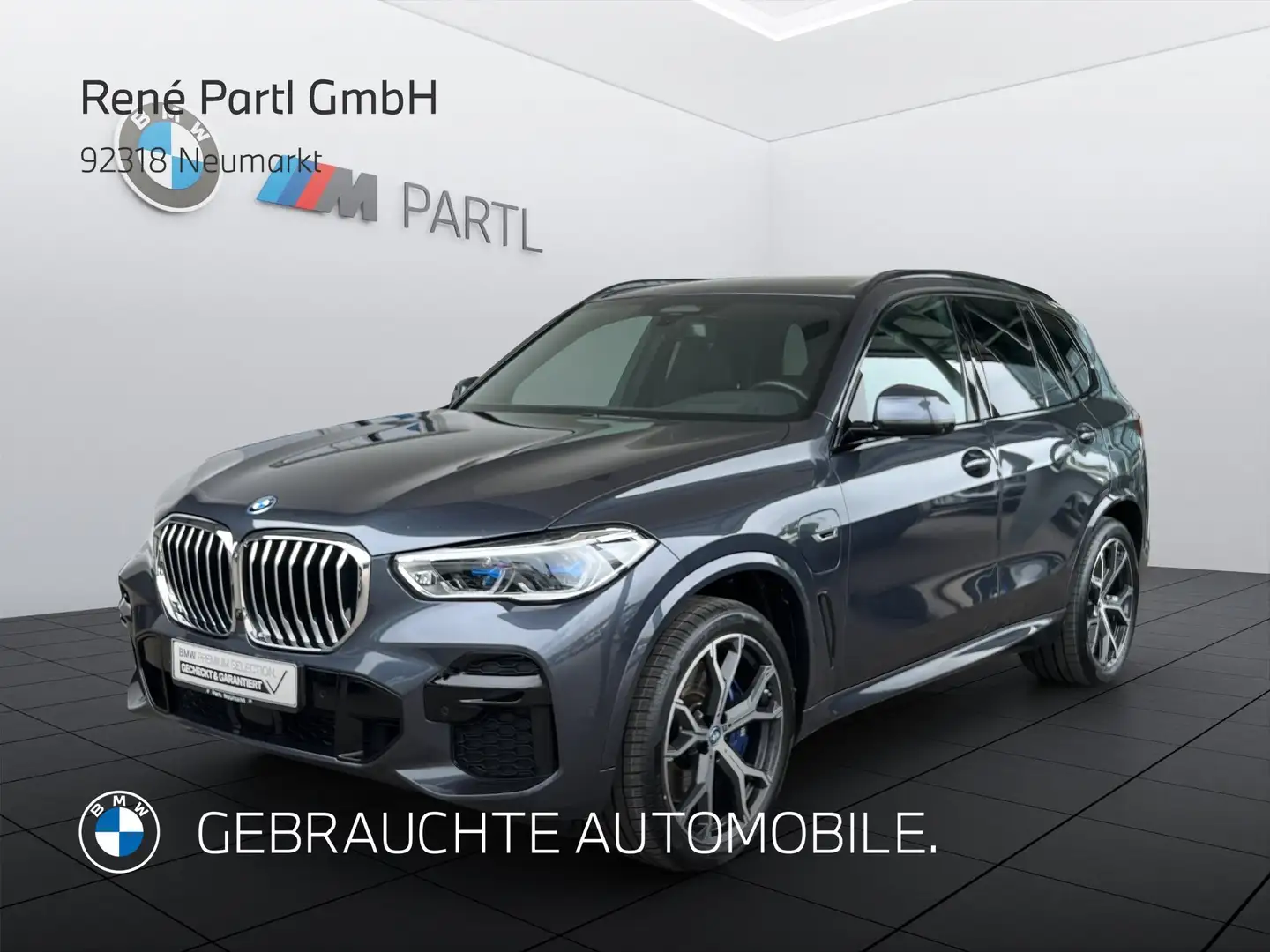 BMW X5 xDrive45e M-Sport Laser ACC 360° AHK H/K Grau - 1