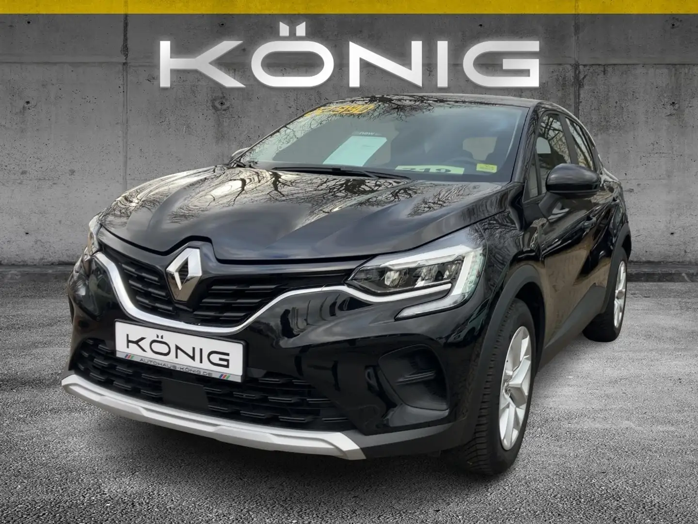 Renault Captur 1.0 TCe 90 EQUILIBRE KLIMA*NAVI*Tempomat Schwarz - 1