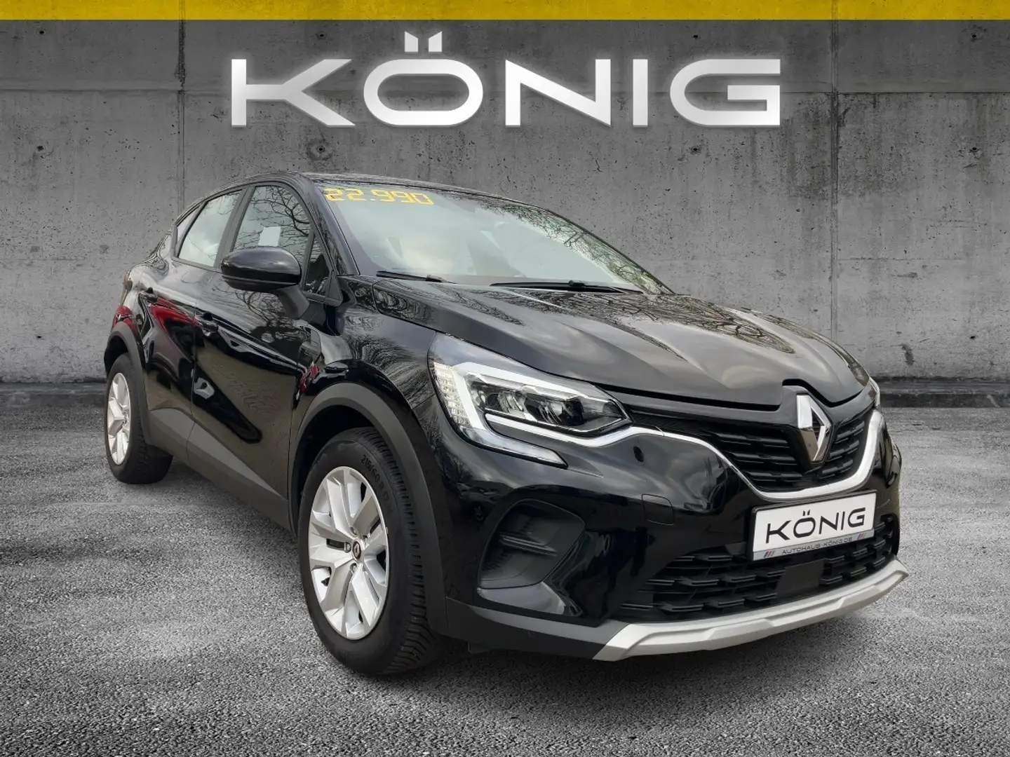 Renault Captur 1.0 TCe 90 EQUILIBRE KLIMA*NAVI*Tempomat Schwarz - 2