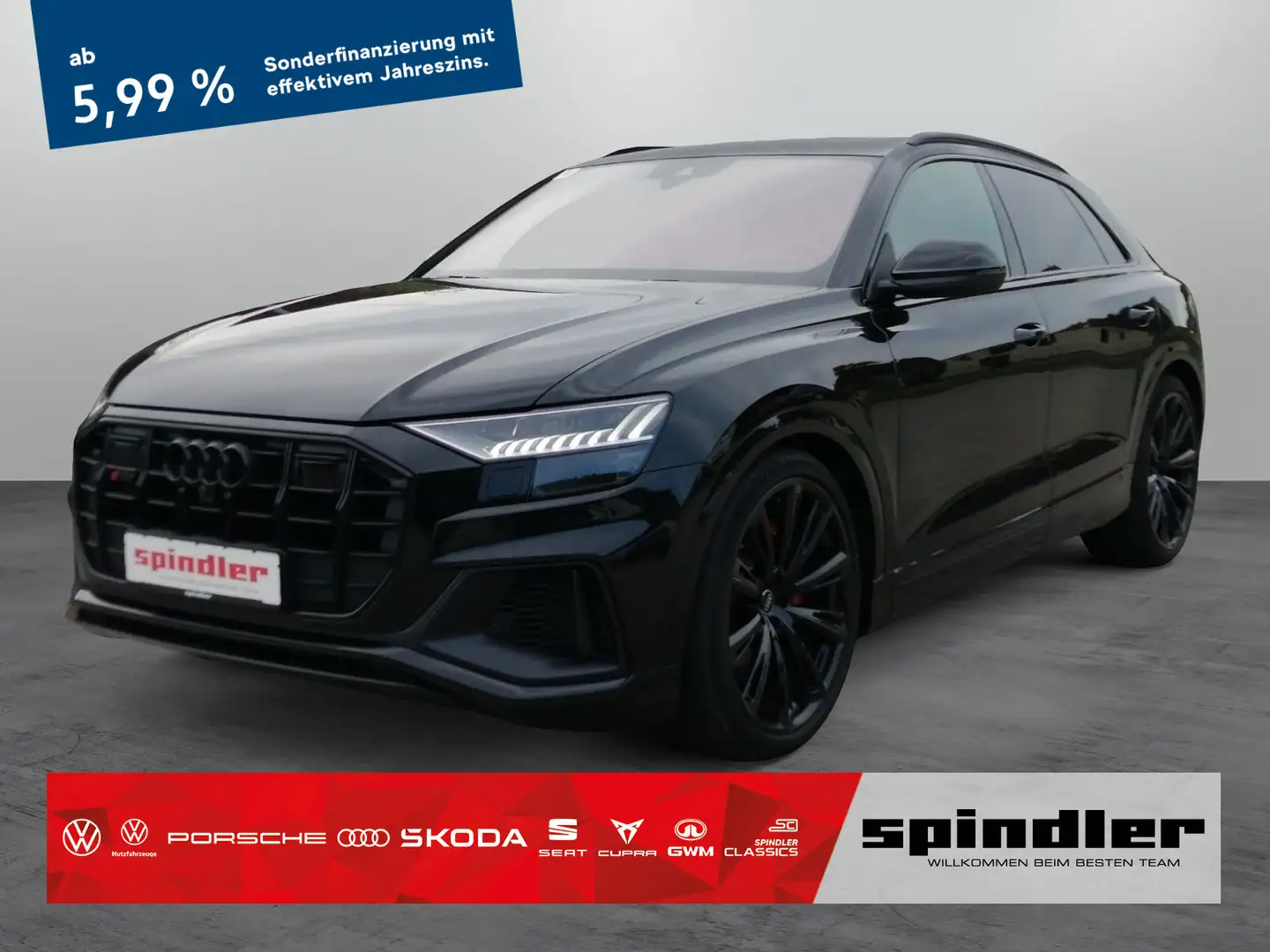 Audi SQ8 TFSI Pano HD-Matrix 360° B&O 23" MEGA VOLL Noir - 1