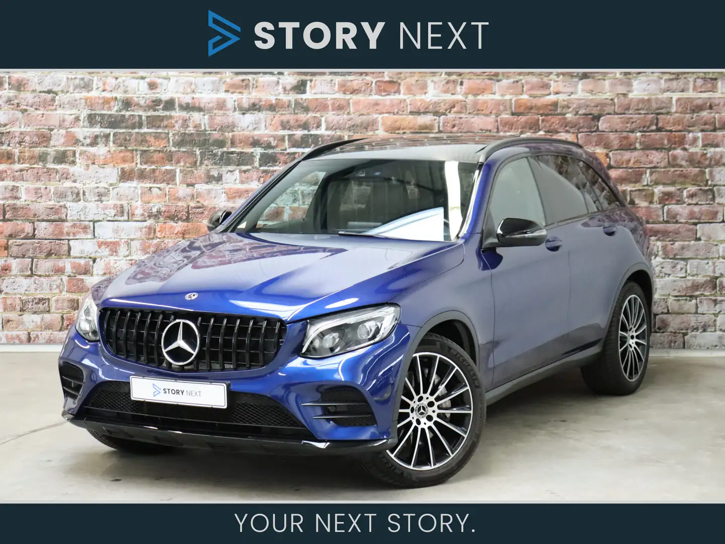 Mercedes-Benz GLC 250 klasse 4MATIC AMG Line Automaat / Trekhaak / Panor Blauw - 1