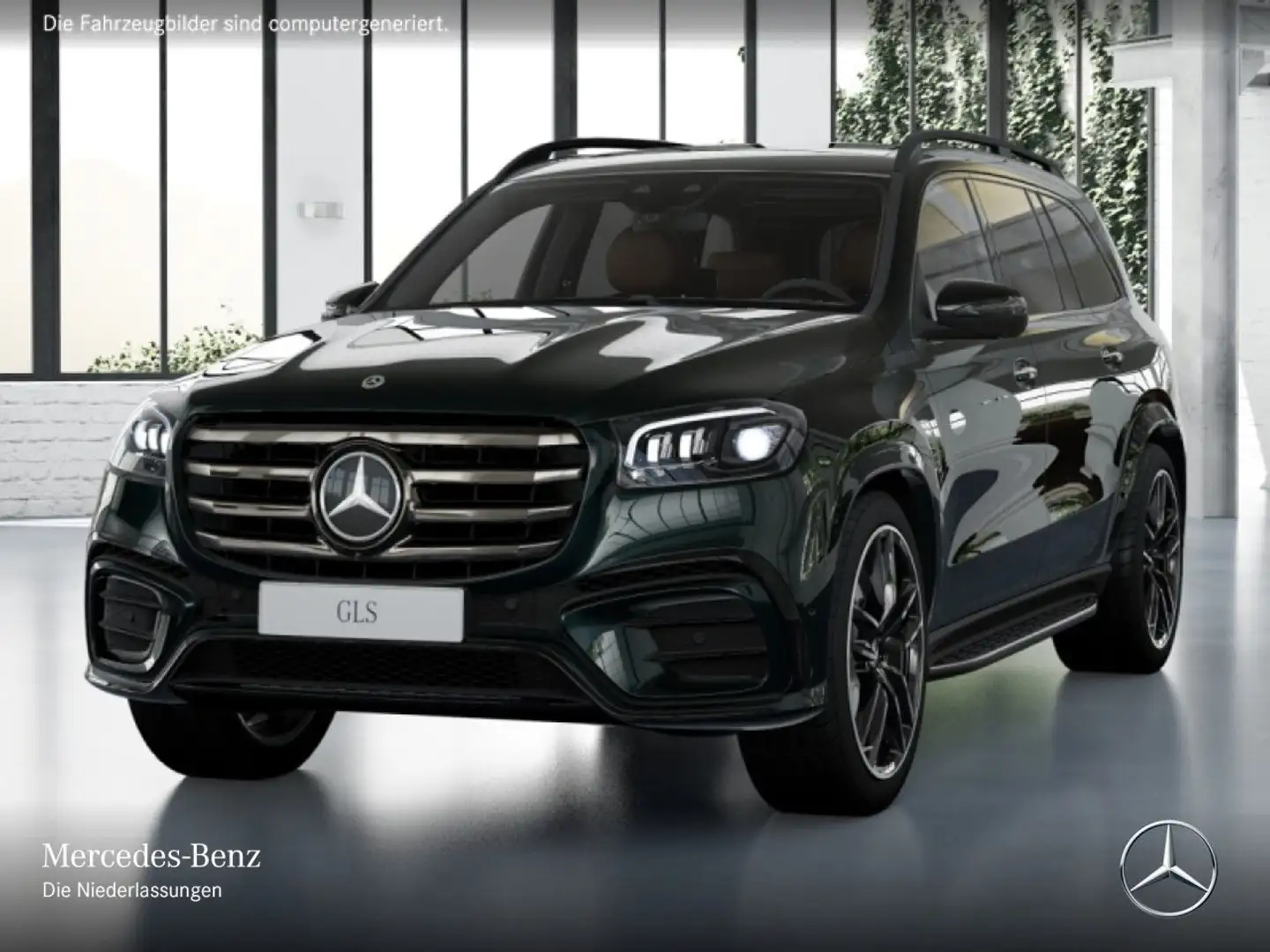 Mercedes-Benz GLS 580 4M AMG+NIGHT+PANO+360+AHK+MULTIBEAM+STHZG Grün - 2