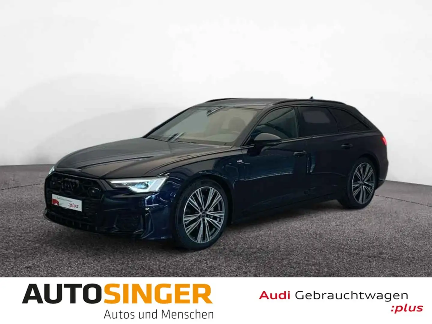 Audi A6 Avant 50 TDI S line qua *PANO*MATRIX*AHK*360* Blau - 1
