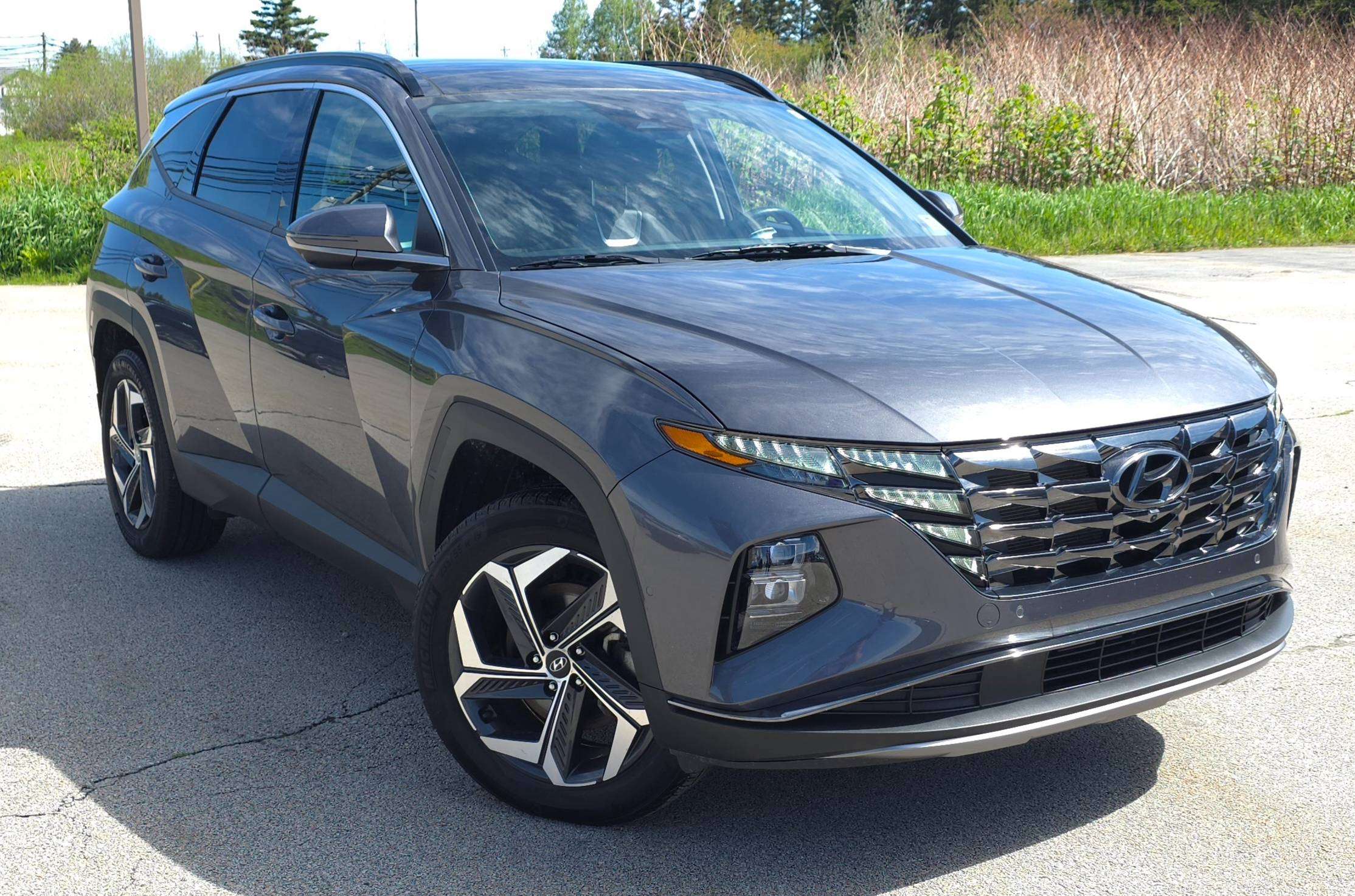 Gray 2023 Hyundai Tucson Hybrid Ultimate AWD SUV / Crossover Automatic