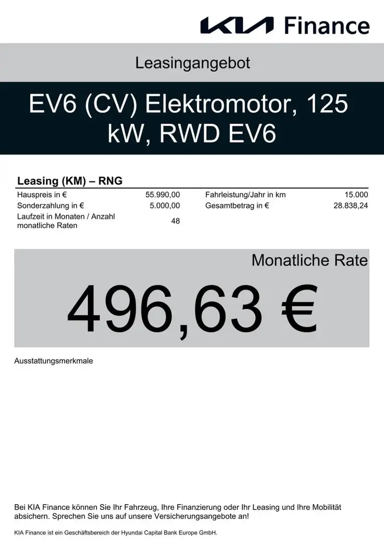 Kia EV6 GT-Line 229PS 2WD Wärmepumpe Assist+ Negro - 2