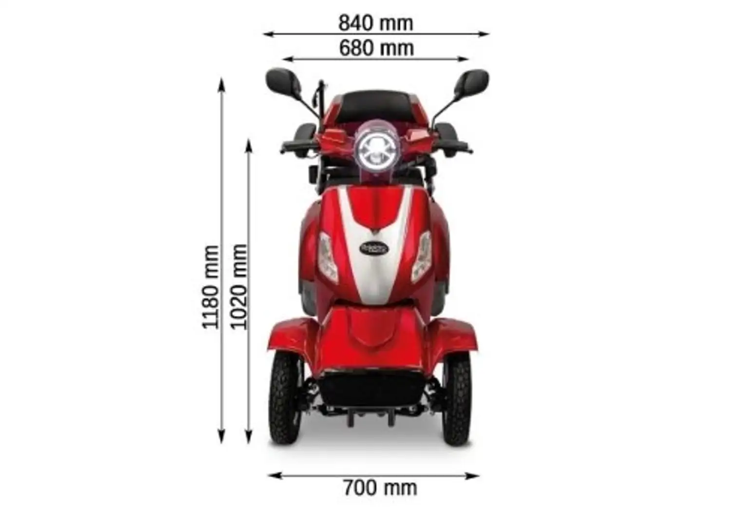 Sonstige Marken Rollektro E-QUAD 25 V.3 Rot - 2
