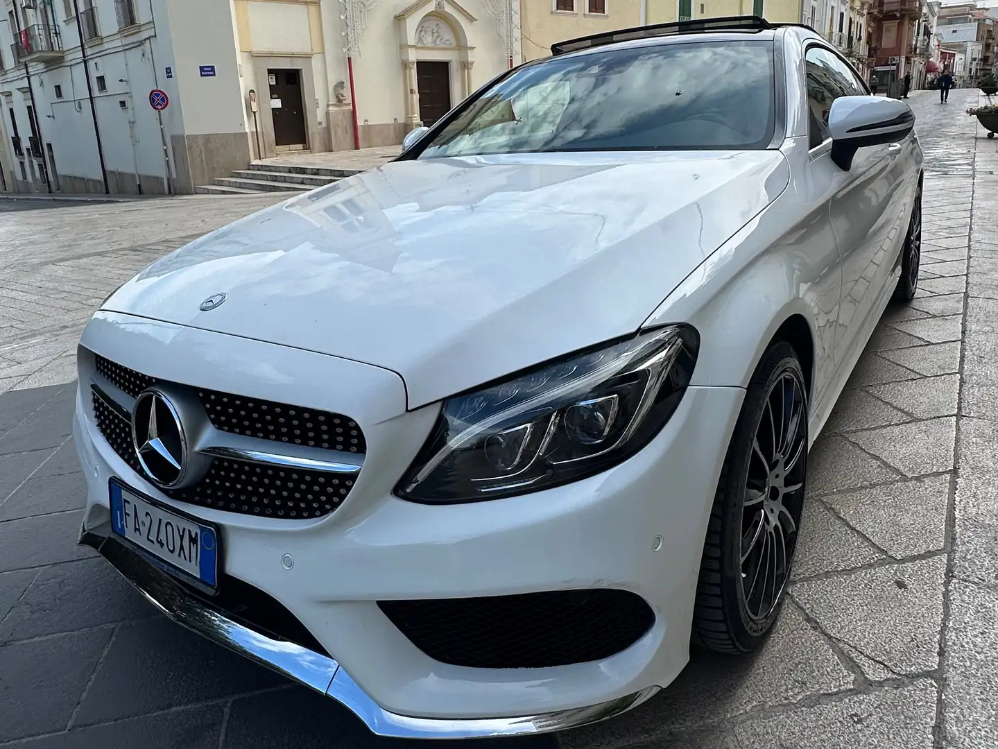 Mercedes-Benz C 220 C Coupe 220 d Premium Plus auto Bianco - 1
